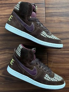 NIKE TERMINATOR HI CHECKERED/SUEDE “LIMITED EDITION” BROWN MENS 8  (307147-161) | eBay