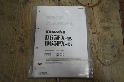 B309 - KOMATSU Shop Manual für D 65 EX-15 / D 65 PX-15 Planierraupe
