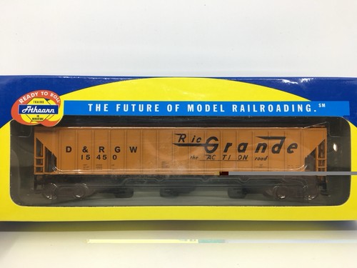 Tolva cubierta HO Athearn RTR 72380 Rio Grande PS 4740 3 bahías D&RGW #15450 | Condition: Used
