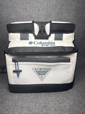 Columbia PFG Zipperless Coldlok Cooler Hard Insulated Thermal Pack 22 Cans White