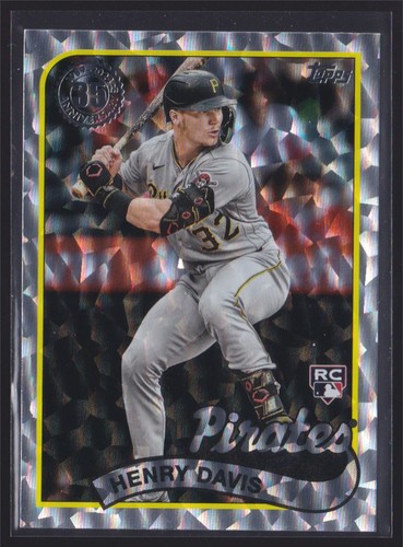 2023 Topps Silver Foilboard Henry Davis RC Pittsburgh Pirates #89B-28 - Picture 1 of 2