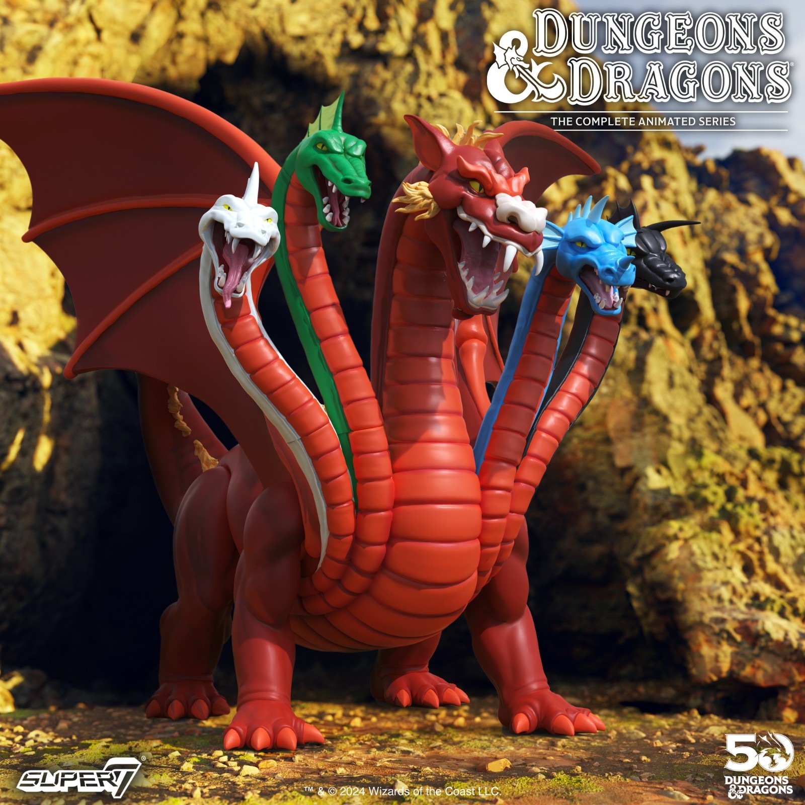Vinilo Tiamat Super7 Dungeons and Dragons Ultimates