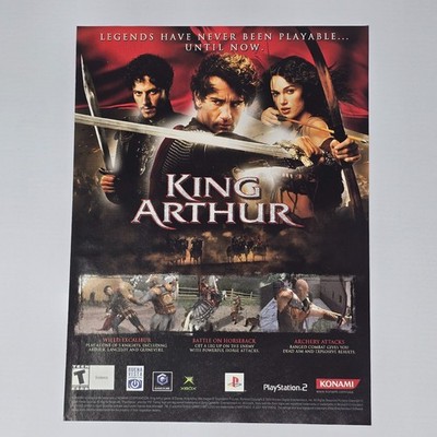 King Arthur GameCube Xbox PS2 Legends Print Ad/Poster Promo Art