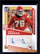 2025 Donruss #45 Kingsley Suamataia Signature Marks