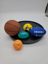 Sports Ball, Mini Sports Balls, Set of 5 Balls Basketball Football