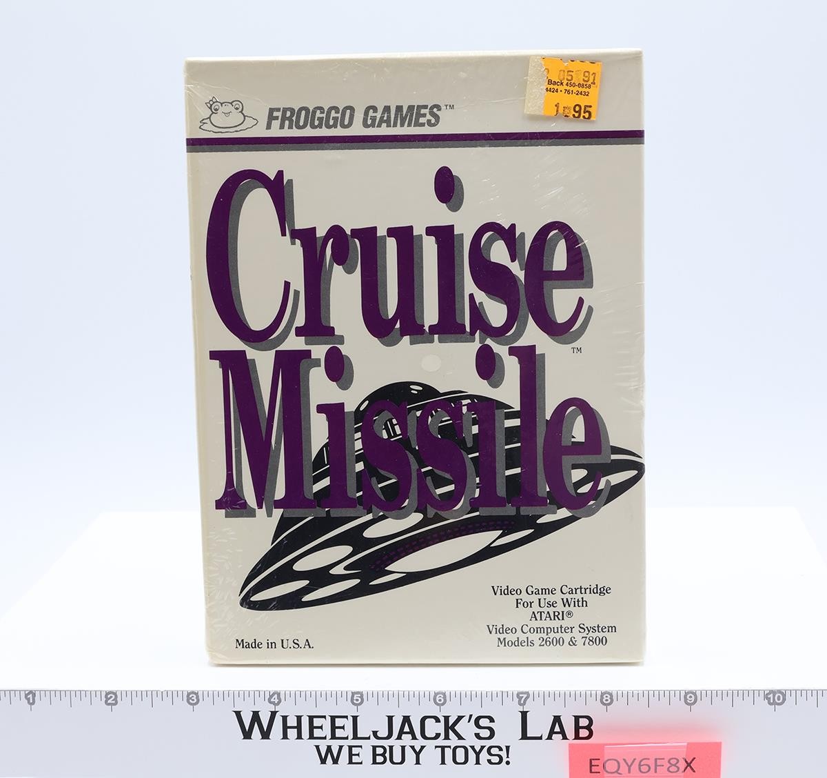 Cruise Missile Atari 2600 1987 NEW SEALED Video Game Cartridge