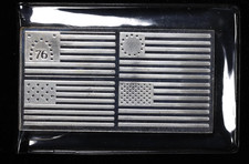 American Flags Washington Mint 20g .999 Fine Silver Bar 93.23 per troy oz