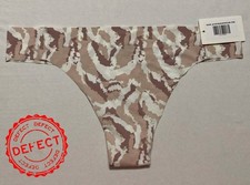 NWD MAIDENFORM Flawless No Show Thong Panty MULTICOLOR 2XL