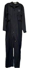 VTG Men's LS Black Coveralls-Distressed- 38R/XS