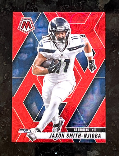 2025 Panini Mosaic Jaxon Smith-Njigba Red Scope Prizm Seattle Seahawks #229