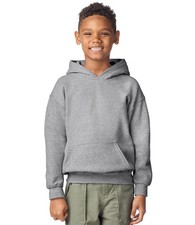 Image of PLAIN Gildan Kids Heavy Blend Hoodie Hooded Sweatshirt Unisex Youth Pullover
