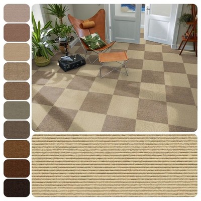 Tretford Teppich-Fliesen 50x50 cm selbstliegend, Interland Farbwelt beige