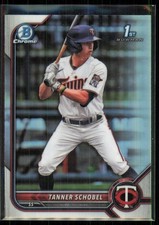 2022 Bowman Draft Chrome Refractor 1st Tanner Schobel #BDC-28