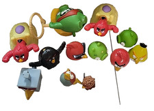 Angry Birds Figures Green Pigs mixed lot McDonald's and etc... Cake toppers