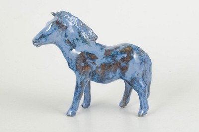 Nils-Erik Zetterström, Swedish ceramic artist. Stoneware foal figure. 1970s.
