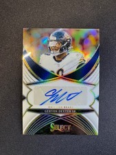 2024 Select Gervon Dexter Sr. Auto Silver Prizm #SSP-GDS Chicago Bears #d 06/50