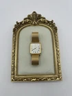 TIMEX 395 LA Cell T 87 Quartz Watch Vintage Need Batteries Untested Gold Tone