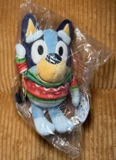 NEW Animal Adventure Bluey 8” Mini Bluey Plush Christmas - Licensed Collectible
