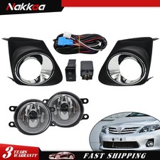 Front Chrome Housing Fog Lights W/Bulbs For 2...