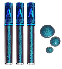 Pack 3 NYX x Avatar Bioluminescent Lip Gloss SHIMMERING WATERS (blue).10 oz RARE