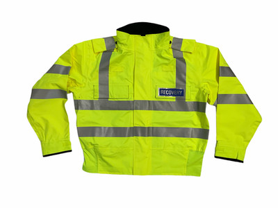 New Hivis Yellow Goretex Waterproof Blouson Bomber Jacket PHVGBJ2N