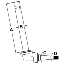 Right Hand Spindle Fits 300 350 Super H Super Hv 360420r91 360420r91-a