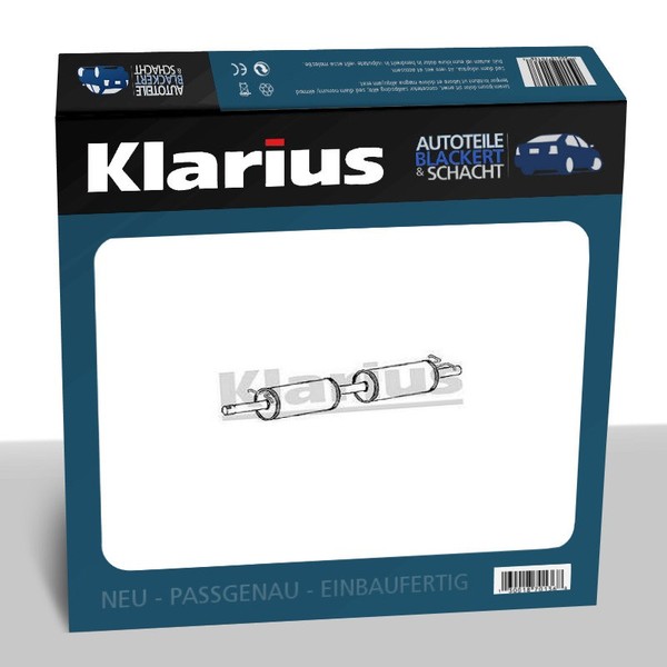 Klarius Auspuff MSD Mitteltopf für Ford Transit BUS Transit Kasten-image
