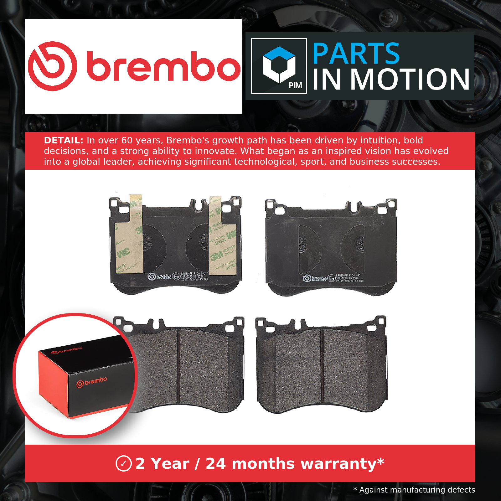✅Fits BREMBO P 50 095 Brake Pad Set, disc brake P 50 095 Brake pads ⭐UK Seller⭐ - Image 7
