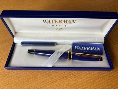 Waterman Expert 1 Füllfederhalter Blau GT Fein / Fountain Pen Blue GT Fine Nib