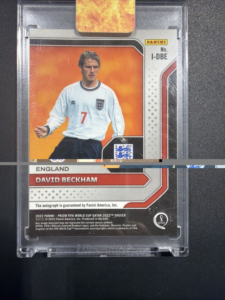 David Beckham 2022 Panini Prizm FIFA World Cup Qatar International