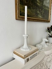 Porcelain Rare Rosenthal White Maria Candlestick Candleholder Vintage Midcentury