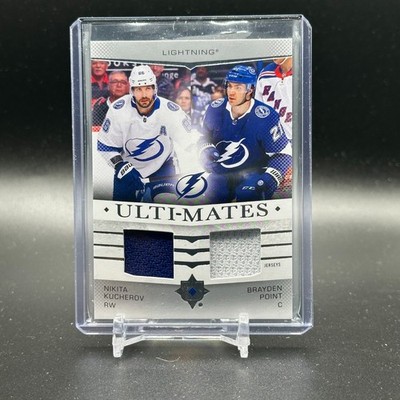 NIKITA KUCHEROV/BRAYDON POINT 2024-25 UD Ultimate Ulti-Mates Dual Jersey #UTM-KP