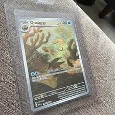 Pokemon TCG Card Omanyte 180/165 S&V 151 Illustration Rare *English* - NM