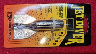 Luhr-Jensen 10' Jet Diver Silver Crush #5540-010-2502 , 3''