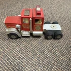 Tonka Red Silver Black Metal Plastic Fire Truck Cab Vintage Toy Vehicle