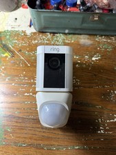 Ring Spotlight Cam Battery White no batteries included