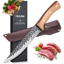 Boning Knife for Meat Cutting 6 inch, Butcher Knife for Brisket Trimming gift
