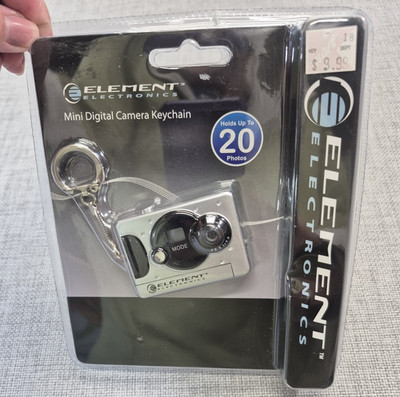 Element Electronics Mini Digital Camera Keychain, factory Sealed