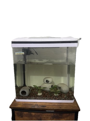 Aqurium Aquarium Fish Tank Full Set with LED Light for Home Office Decor