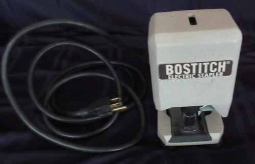 Vtg Bostitch Electric Stapler Tested Works Great Condition Metal Housing B5E6J-3