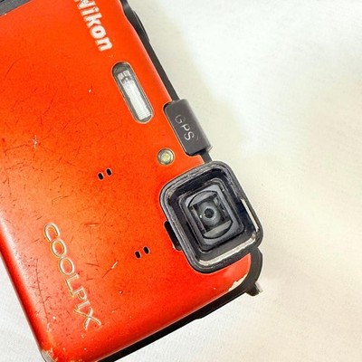 Nikon COOLPIX AW100 16.0MP Digital Camera - Orange for sale online