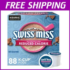 Classic Reduced Calorie Hot Cocoa Pods, 88 Count - USA Made