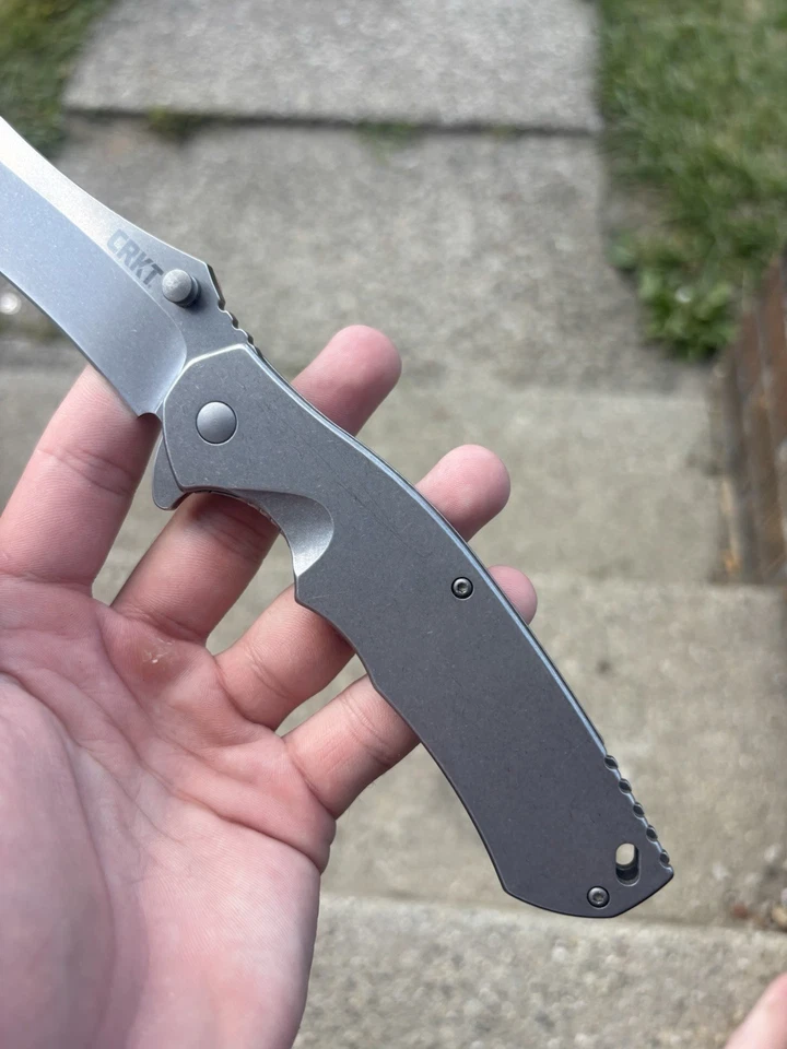 CRKT RASP 2081 Una Mano Abierta 3.671" Hoja Borde Liso Foto 2 de 4