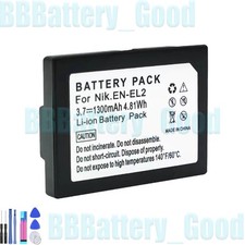 NEW EN-EL2 Capacity 3.7V 1300mAh Battery For Nikon 3500 3200 3100 2500 SQ 9904