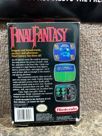Final Fantasy (Nintendo NES) Complete in Box w/ Maps CIB