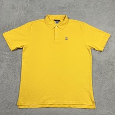 Psycho Bunny Polo Shirt Mens 9 3XL Yellow Short Sleeve Pima Cotton Stretch