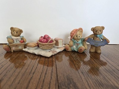 Cherished Teddies (4) Linda, Millennium, We Bear Thanks, A Mother's Love *Read*