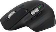 Logitech MX Master 3S Bluetooth Wireless Mouse 8K DPI Quiet Clicks Black