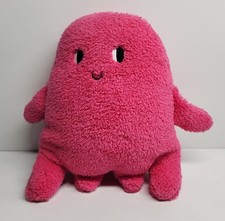 Target Hyde and Eek Ghost Throw Pillow Faux Pink Shearling Halloween 13"x16"