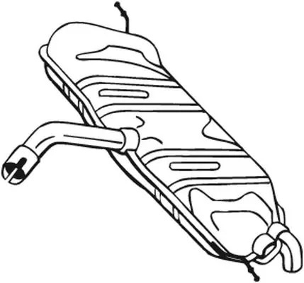Bosal Silenziatore Posteriore 233-803 - Immagine 2